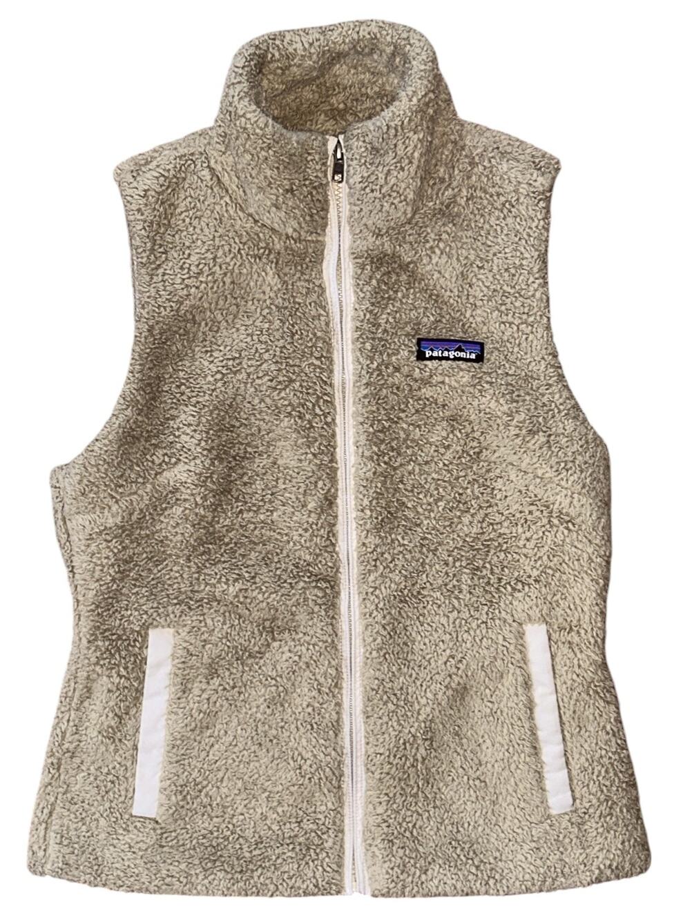 Patagonia Los Gatos Fleece Tan & White Women's Small